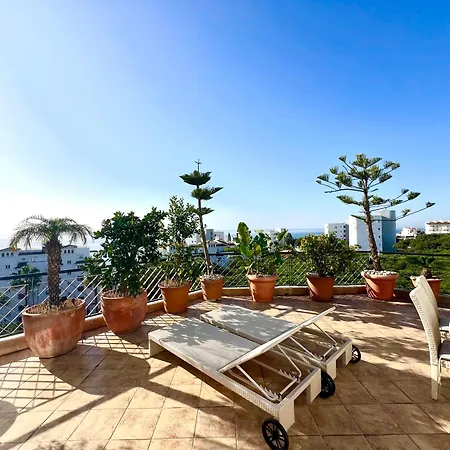 公寓 Mi Capricho Beachfront Penthouse With Terrace And Sea View *