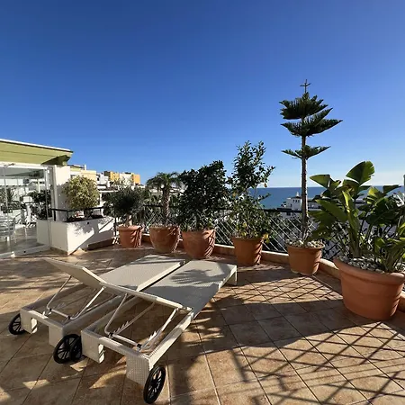 公寓 Mi Capricho Beachfront Penthouse With Terrace And Sea View Sitio de Calahonda
