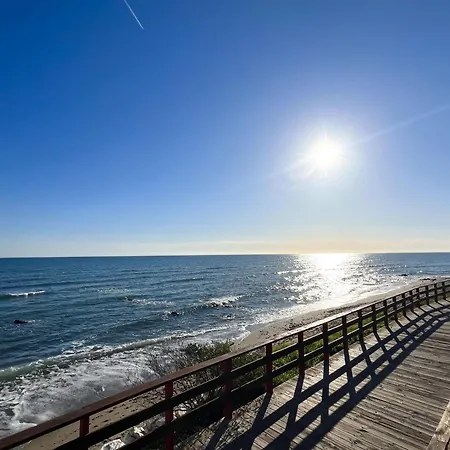 Mi Capricho Beachfront Penthouse With Terrace And Sea View 公寓 Sitio de Calahonda